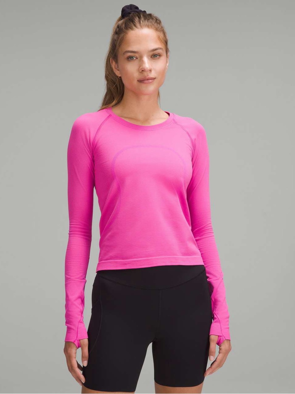 Lululemon Swiftly Tech Long-Sleeve Shirt Waist Length size 10